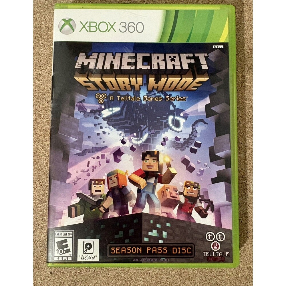 New Minecraft Story Mode Season Disc Xbox 360 - Complete CIB